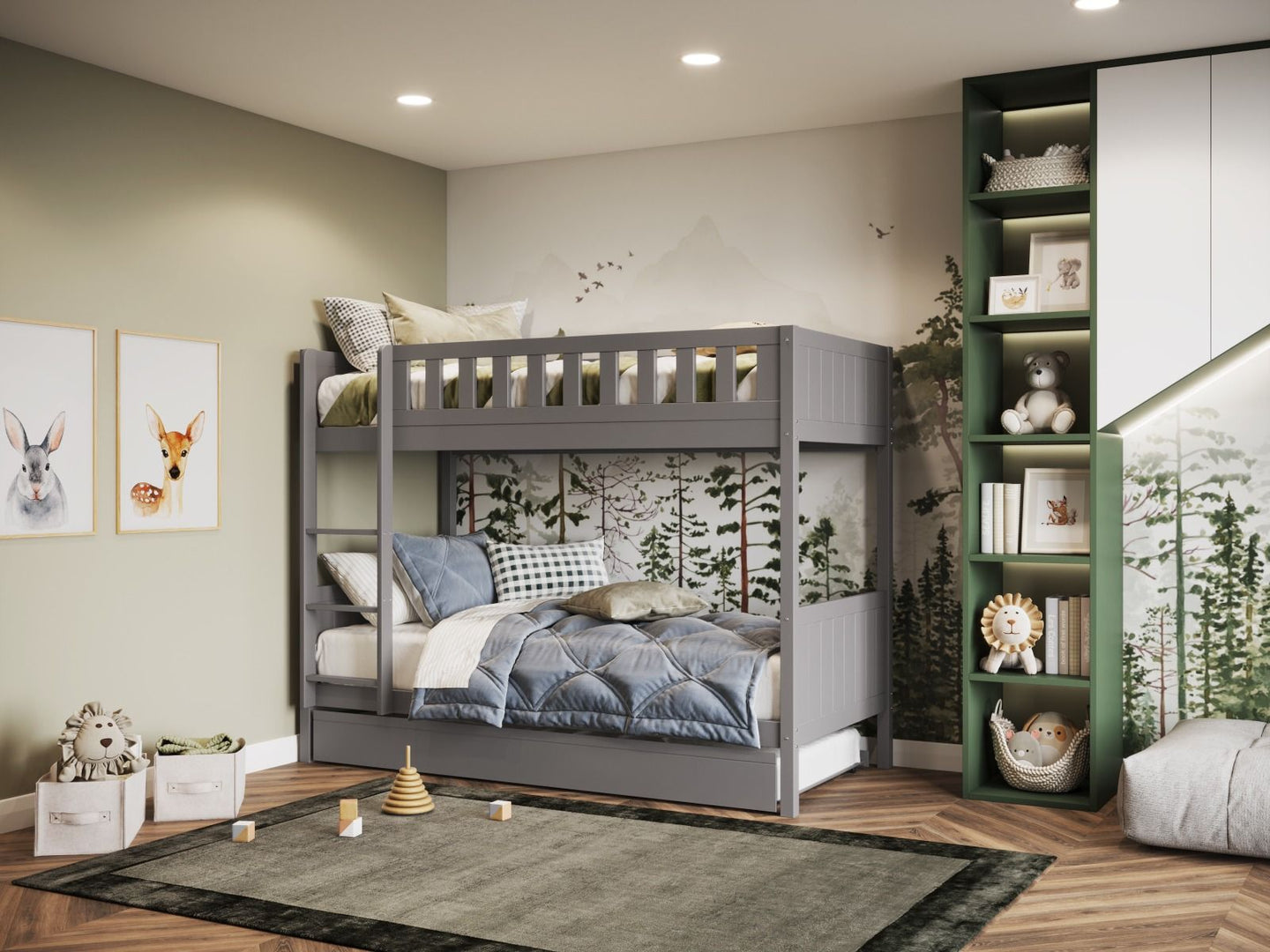 Callum Bunk Bed with Optional Trundle